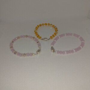 Bundle of 3 handcrafted bracelets